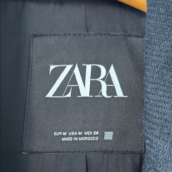Zara Black Long Coat - Picture 2 of 7